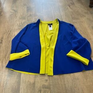 Susan Graver Vibrant Yellow Jacket Reversible
